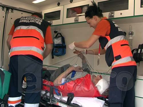 Foto: Accident strada Victoriei (c) eMaramures.ro
